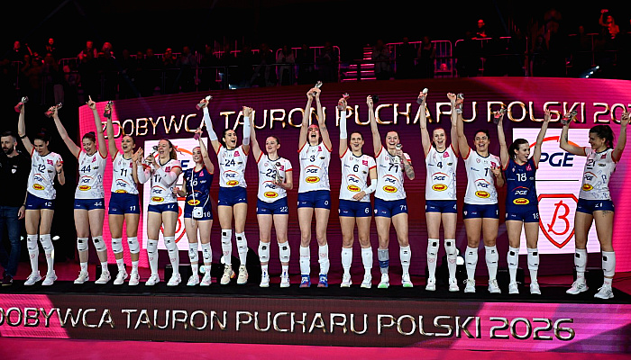 Wielka siatkówka w Elblągu. Budowlani Łódź z Pucharem Polski kobiet Wielka siatkówka w Elblągu. Budowlani Łódź z Pucharem Polski kobiet